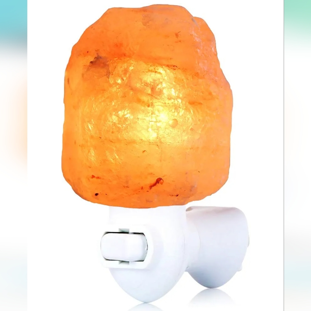 Himalayan Salt Lamp Night Light - Orange Glow